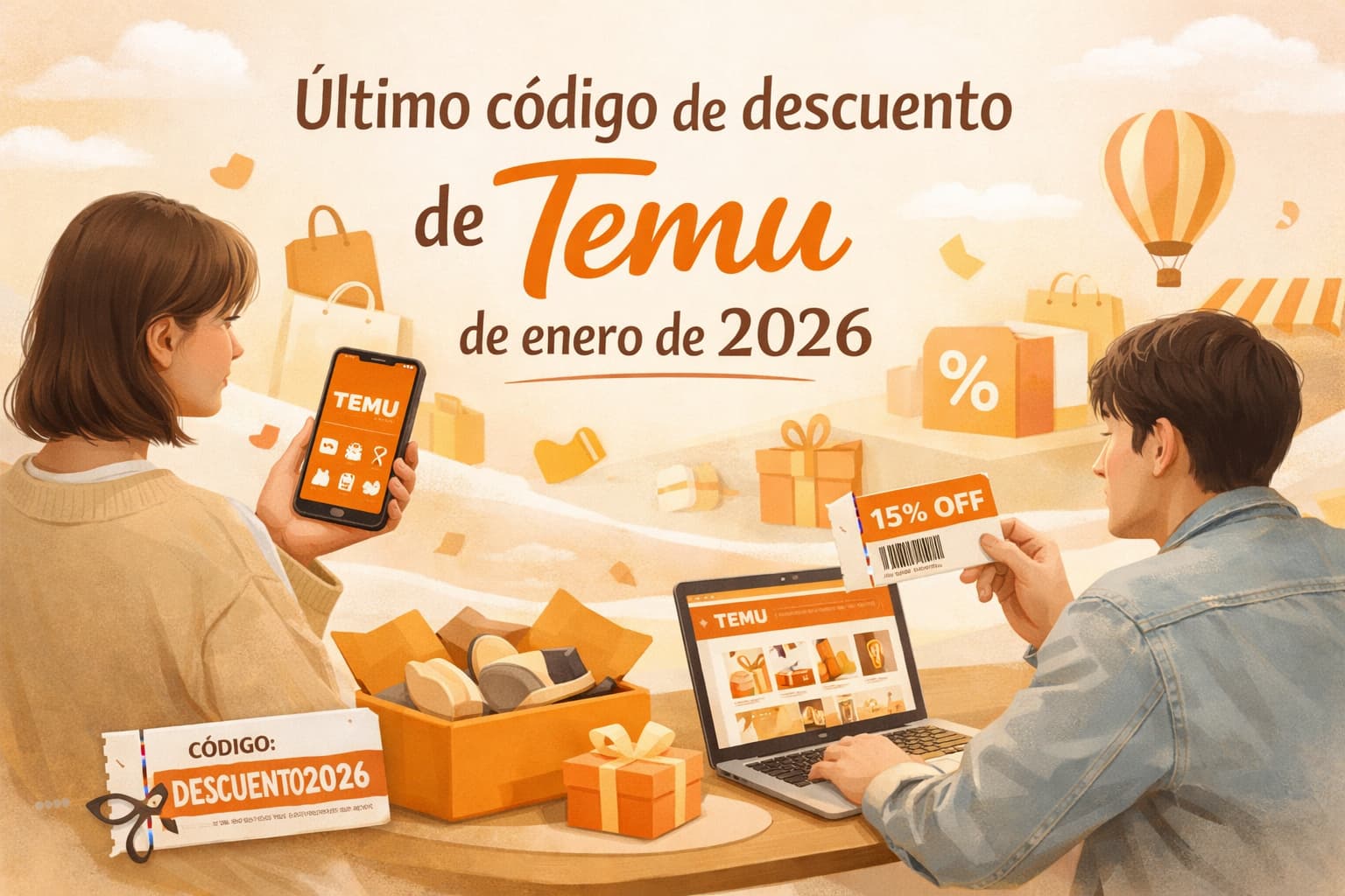 Último código de descuento de Temu de enero de 2026 para ahorrar más