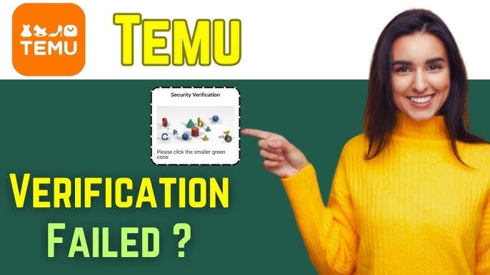 Restablecer acceso dentro de la app Temu