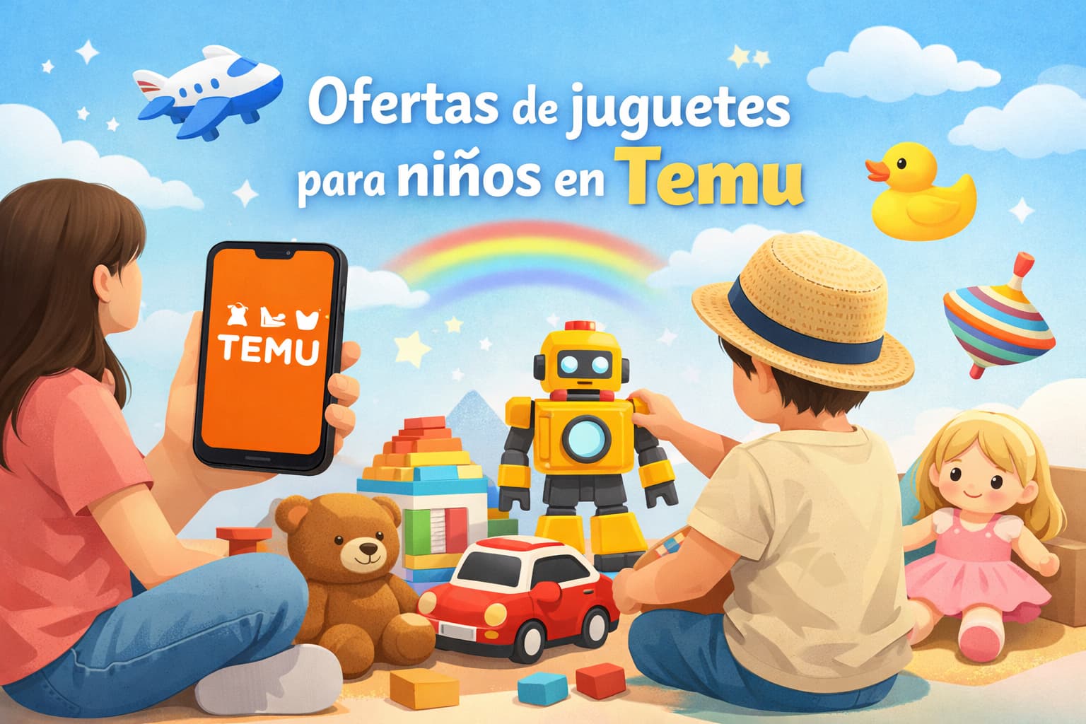 Ofertas de juguetes para niños en Temu que no puedes perder