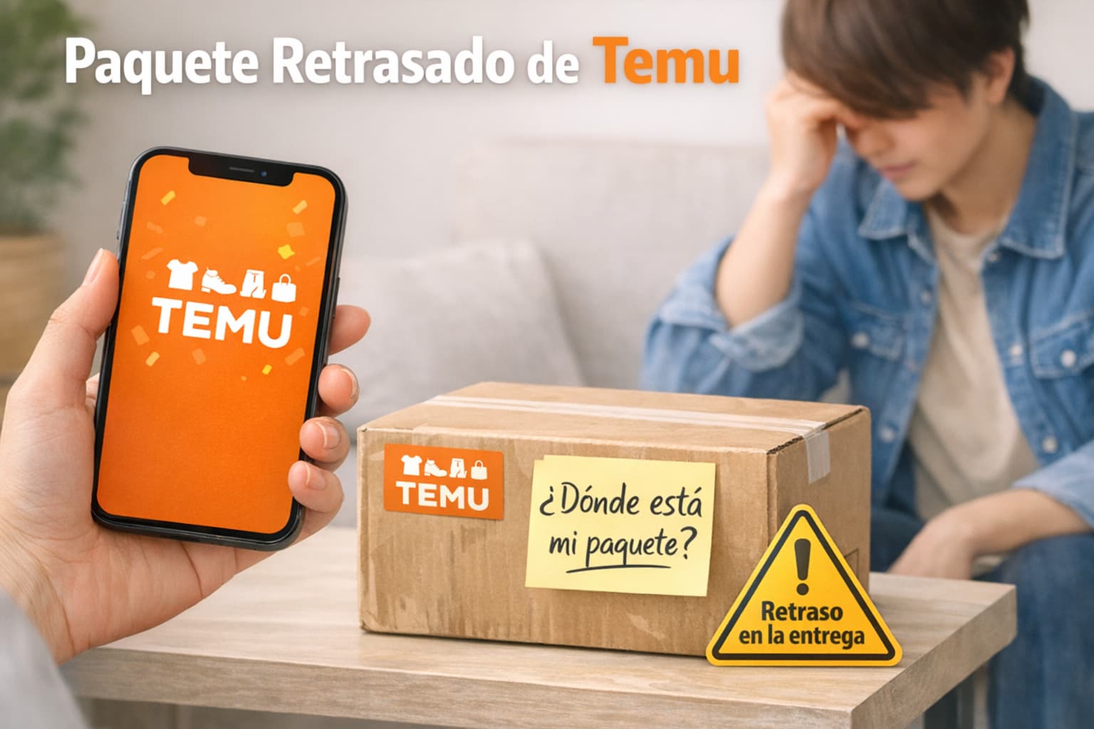 Paquete retrasado de Temu: Qué hacer paso a paso
