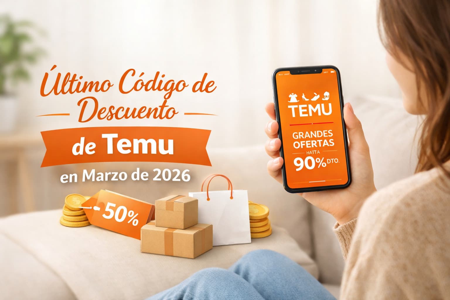 Último código de descuento de Temu en marzo de 2026